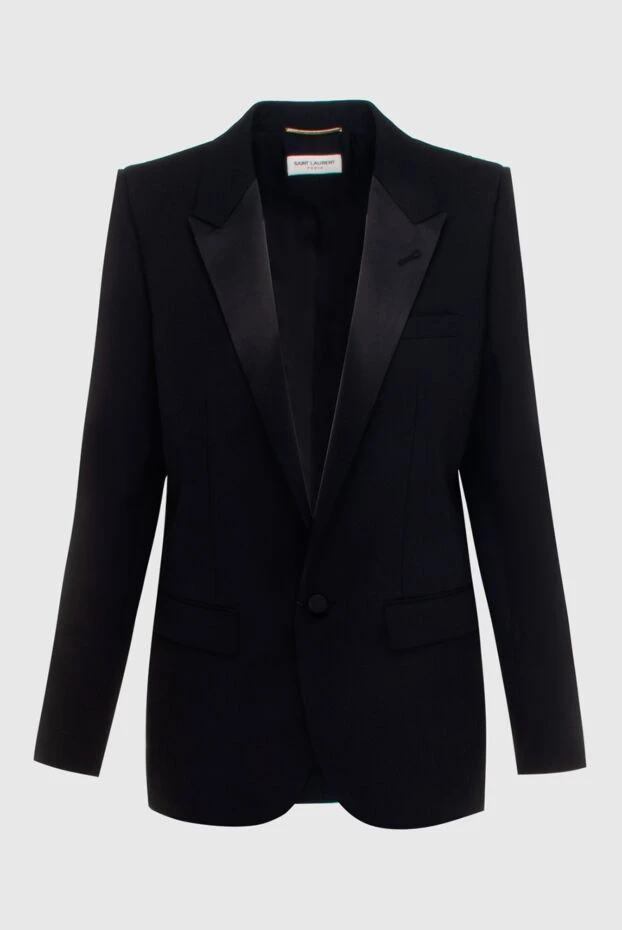Saint Laurent woman women's black wool jacket buy with prices and photos 171138 - photo 1