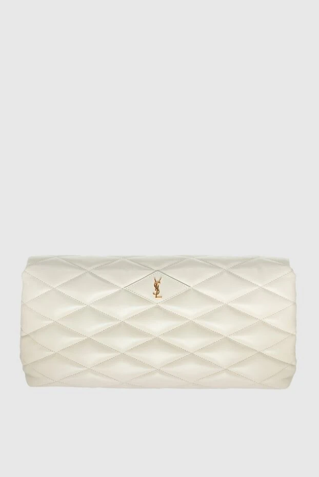 Saint Laurent women's white quilted leather bag with logo 171143 - photo 1