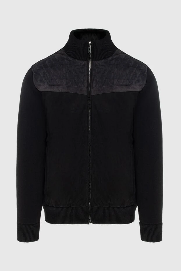 Zilli мужские куртка на меху из натуральной кожи и кашемира черная мужская купить с ценами и фото 171169 - фото 1