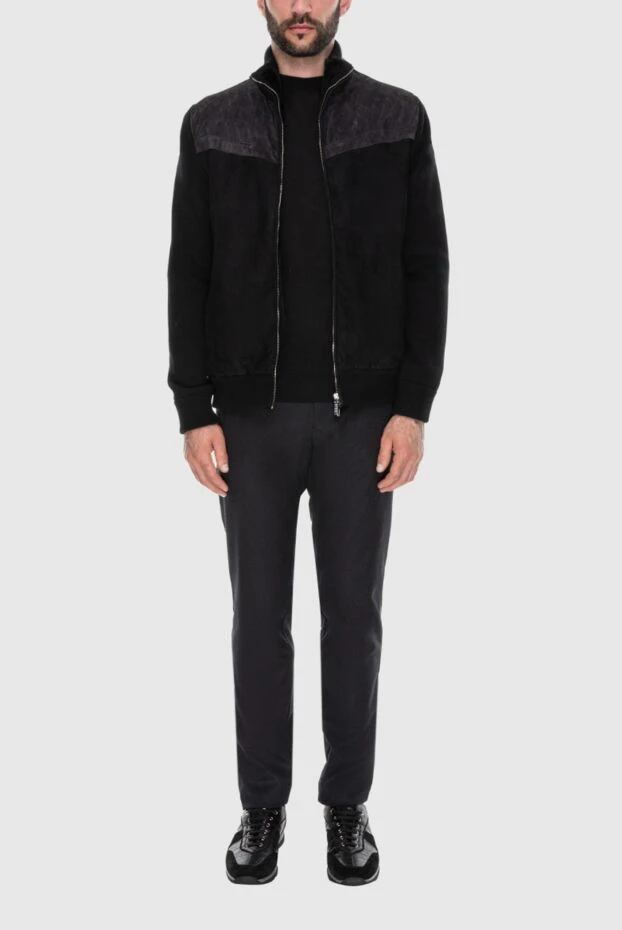 Zilli мужские куртка на меху из натуральной кожи и кашемира черная мужская купить с ценами и фото 171169 - фото 2