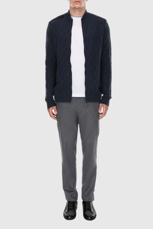 Zilli man cashmere cardigan gray for men 171174 - photo 2