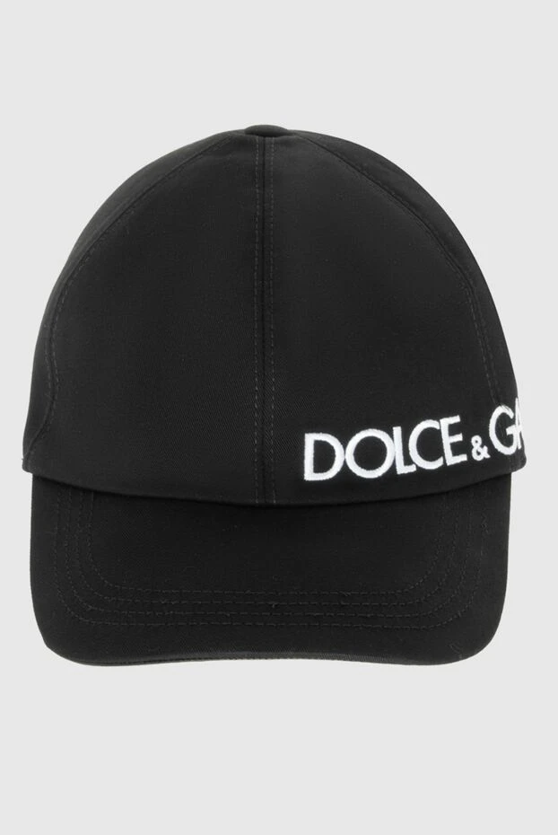 Dolce & Gabbana чоловічі кепка з бавовни та вовни чорна чоловіча купити фото з цінами 171195 - фото 1