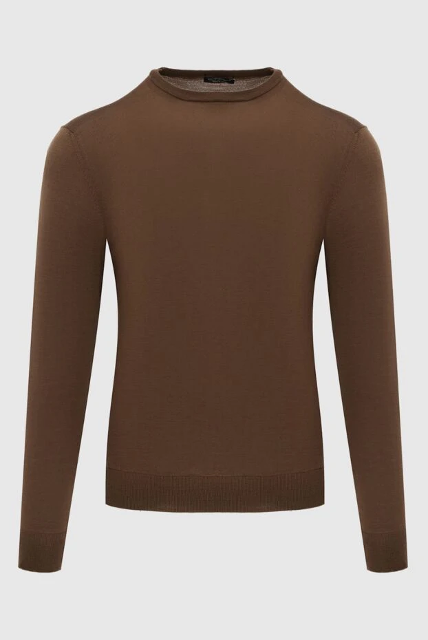 Cesare di Napoli man brown wool jumper for men buy with prices and photos 171216 - photo 1