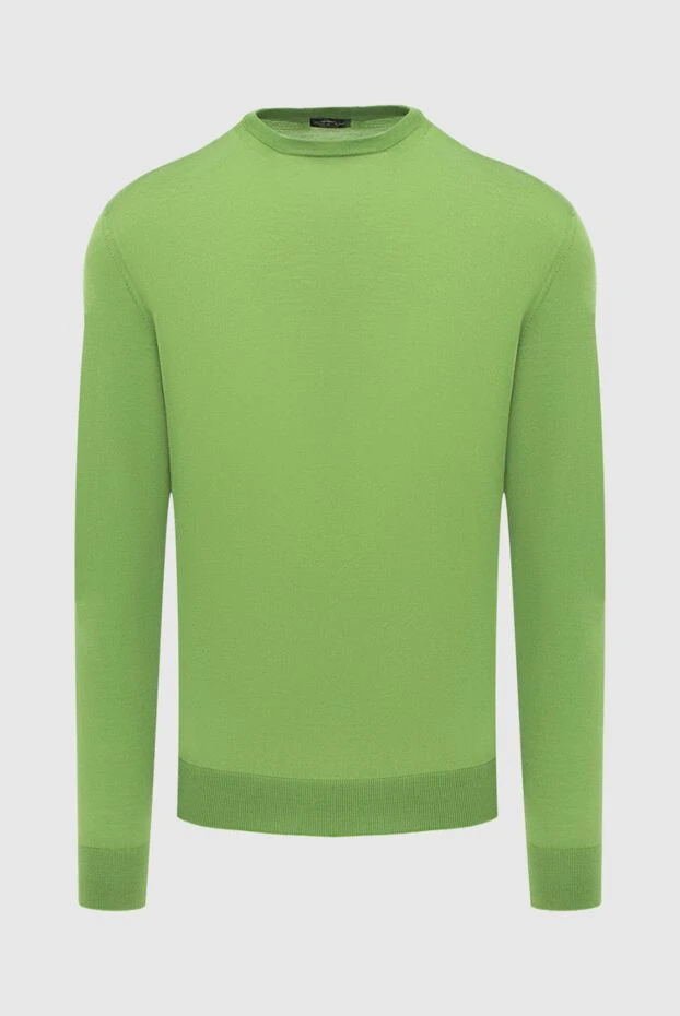 Cesare di Napoli man wool jumper green for men 171224 - photo 1