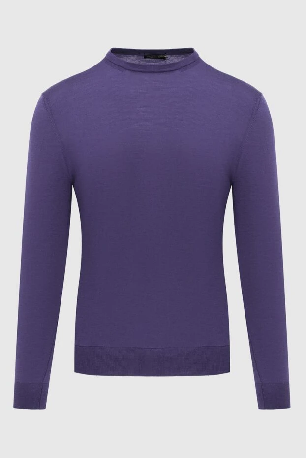 Cesare di Napoli man violet wool jumper for men buy with prices and photos 171225 - photo 1