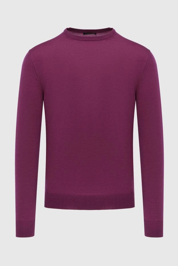 Cesare di Napoli man violet wool jumper for men buy with prices and photos 171230 - photo 1