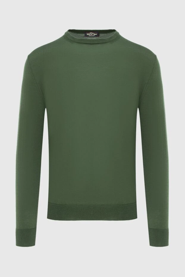 Cesare di Napoli man wool jumper green for men 171231 - photo 1