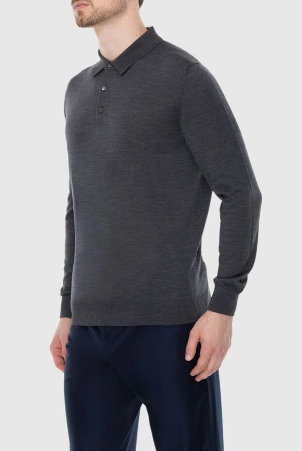 Gran Sasso man white wool jumper for men 171300 - photo 3