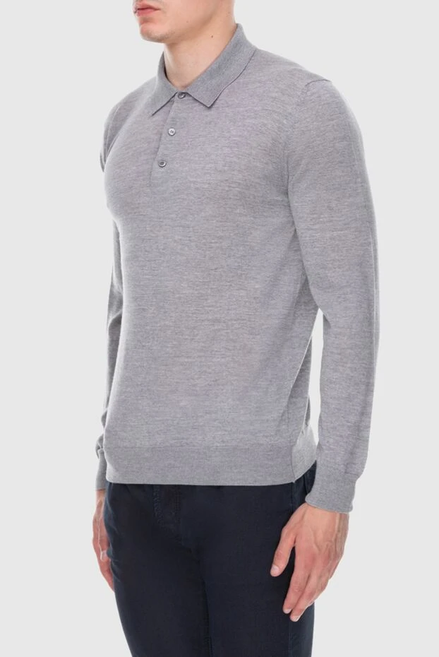 Gran Sasso man white wool jumper for men 171300 - photo 3