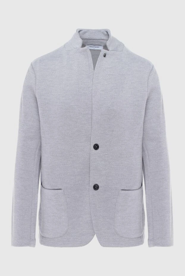 Gran Sasso мужские пиджак из шерсти серый мужской купить с ценами и фото 171261 - фото 1
