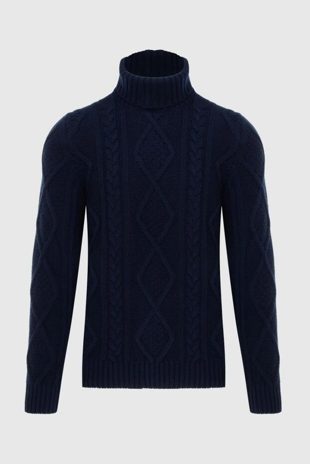 Gran Sasso man men's blue wool jumper buy with prices and photos 171271 - photo 1