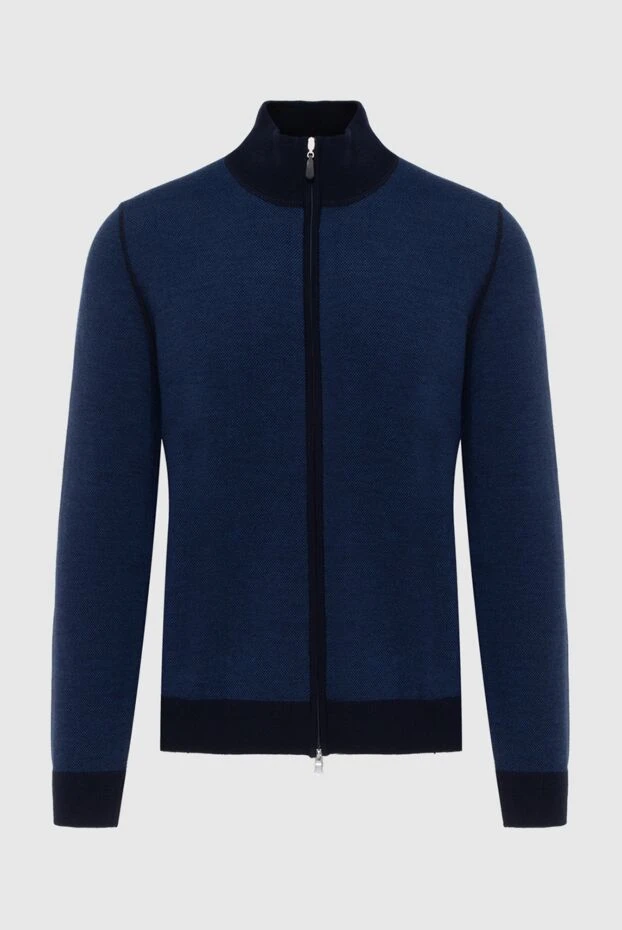 Gran Sasso man wool cardigan blue for men buy with prices and photos 171282 - photo 1