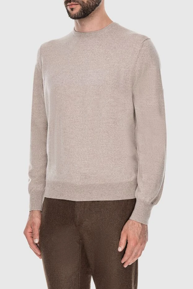 Gran Sasso man white wool jumper for men 171300 - photo 3