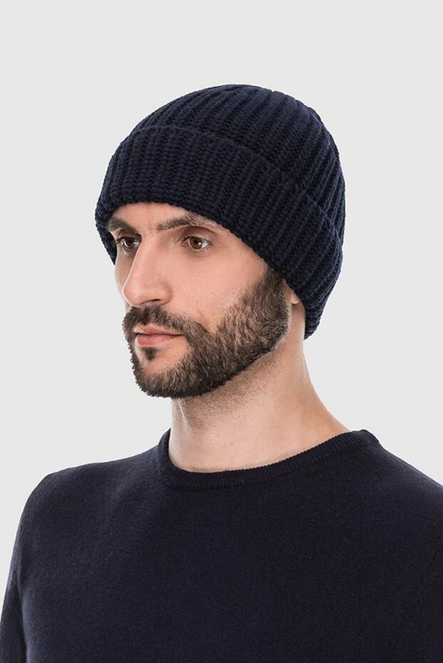 Gran Sasso man blue wool hat for men buy with prices and photos 171287 - photo 2