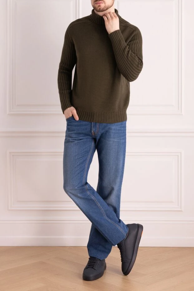 Gran Sasso man wool jumper green for men buy with prices and photos 171293 - photo 2