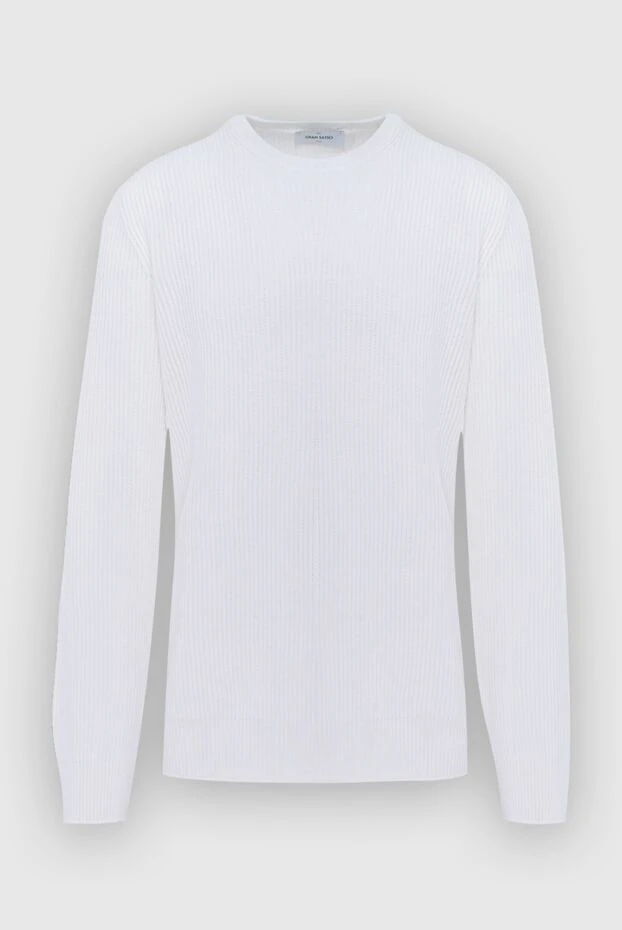 Gran Sasso man white wool, cashmere and viscose jumper for men buy with prices and photos 171302 - photo 1