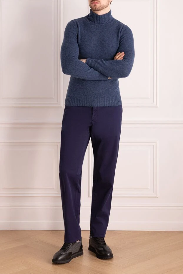 Gran Sasso man blue wool jumper for men buy with prices and photos 171309 - photo 2