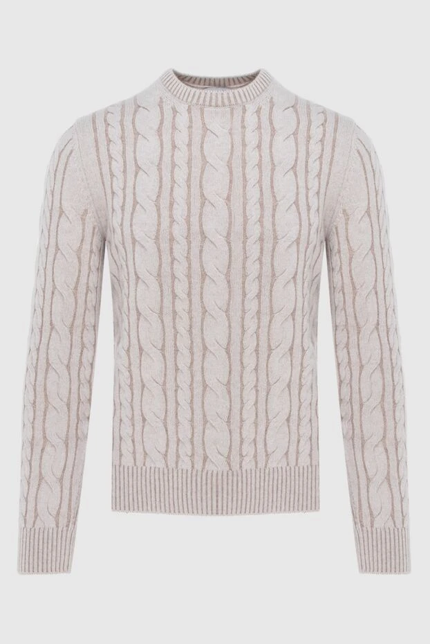 Gran Sasso man wool, viscose and cashmere jumper beige for men buy with prices and photos 171317 - photo 1