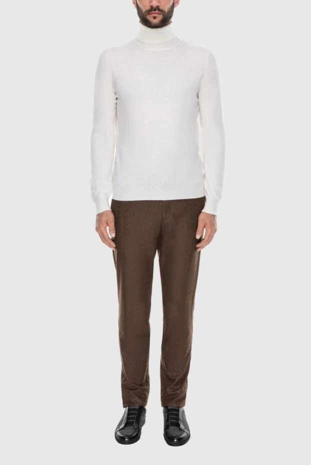 Gran Sasso man white cashmere golf for men buy with prices and photos 171326 - photo 2