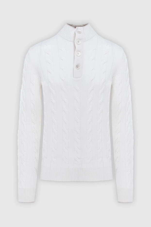Gran Sasso man white cashmere troyer for men buy with prices and photos 171327 - photo 1