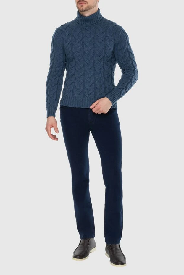 Gran Sasso man wool jumper blue for men buy with prices and photos 171345 - photo 2