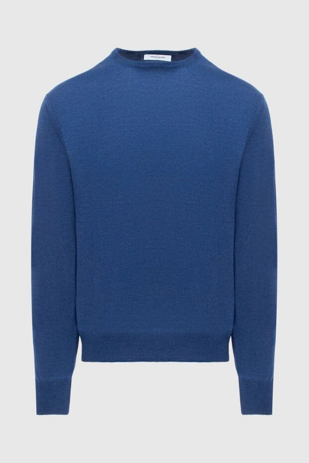 Gran Sasso man blue wool jumper for men buy with prices and photos 171358 - photo 1