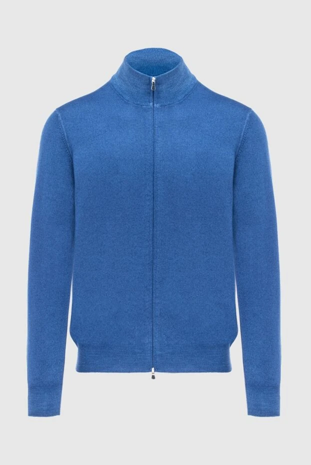 Gran Sasso man blue wool cardigan for men buy with prices and photos 171361 - photo 1