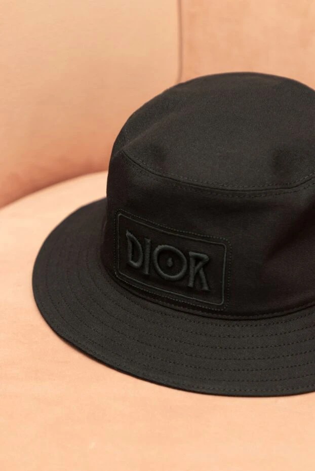Dior panama hat made of cotton black for women 171371 - photo 3
