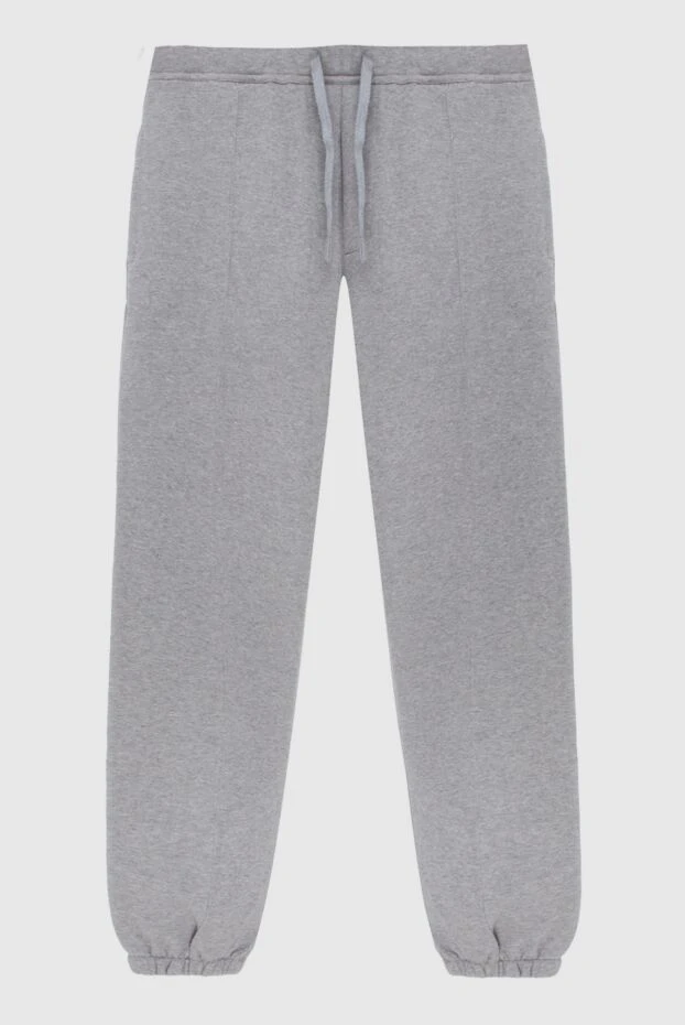 Dior man men's sports trousers made of cotton and wool, gray 171375 - photo 1