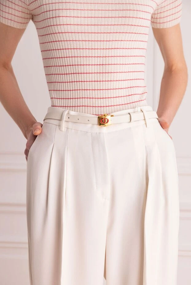 Dior жіночі ремінь білий жіночий купити фото з цінами 171413 - фото 2