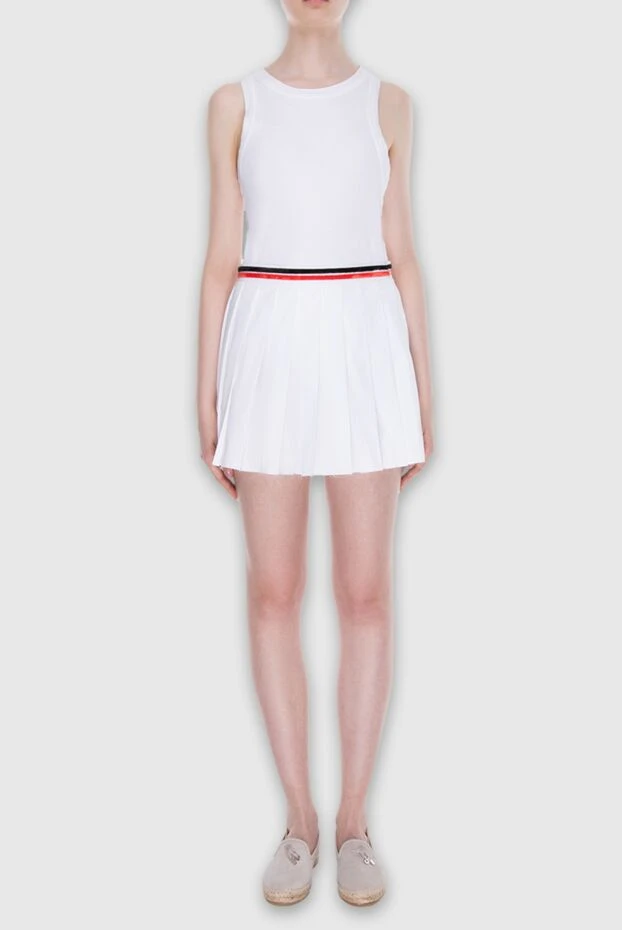Miu Miu woman white cotton and polyester skirt for women buy with prices and photos 171425 - photo 2