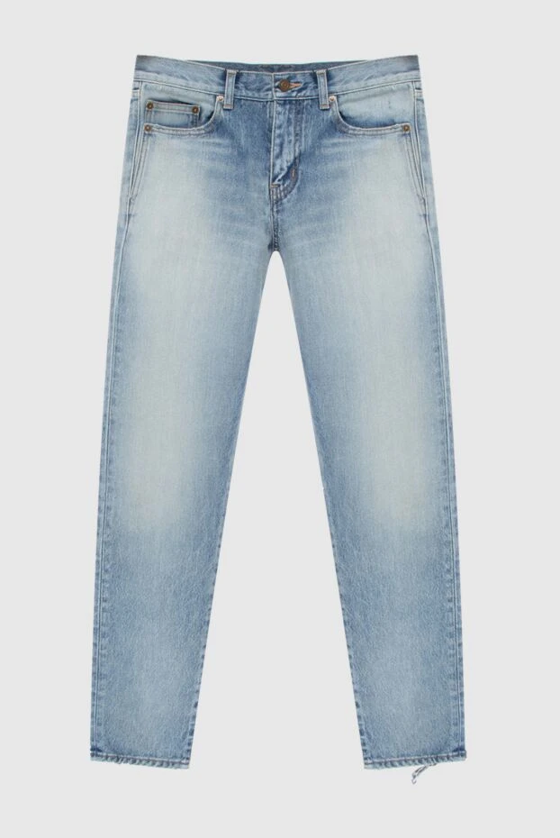 Saint Laurent blue women's jeans with slits on the legs 171451 - photo 1