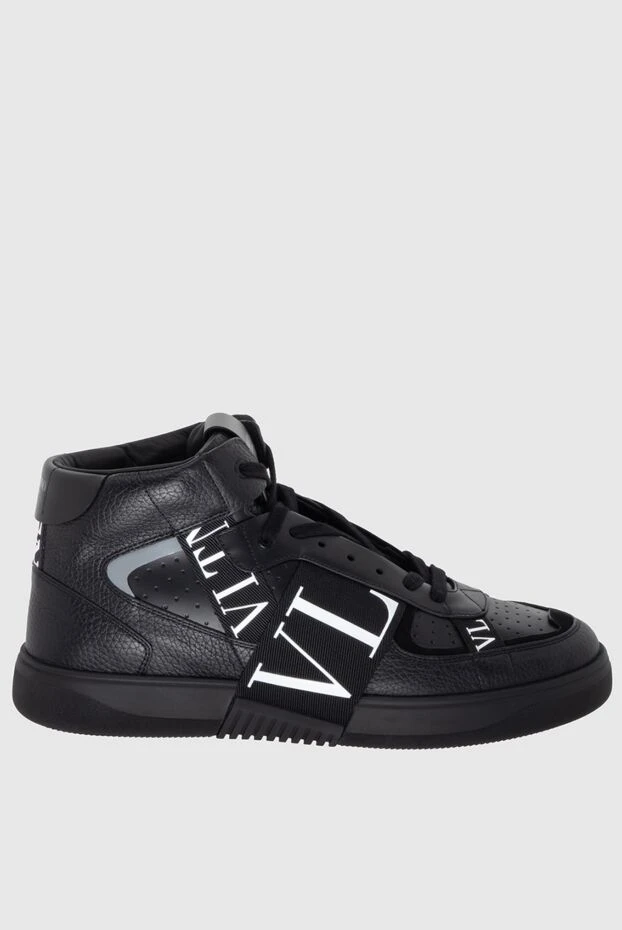 Valentino мужские кроссовки из кожи черные мужские купить с ценами и фото 171460 - фото 1