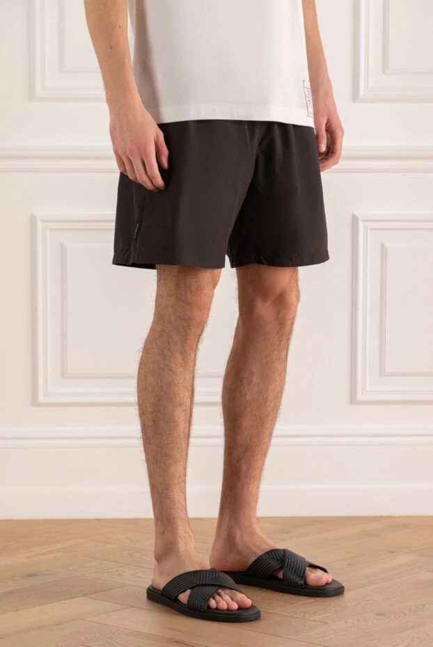 Stefano Ricci men's gray polyester beach shorts 171476 - photo 3