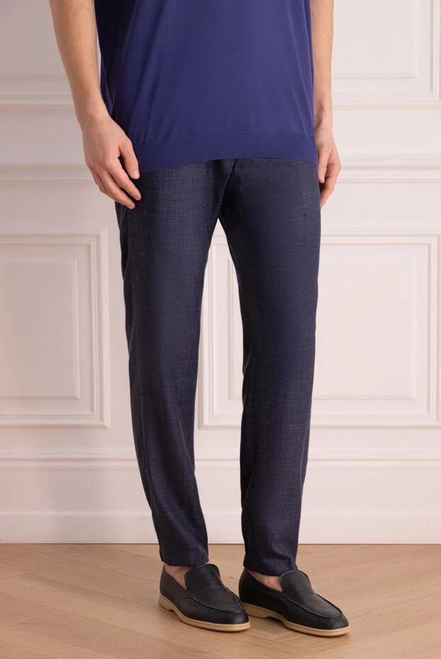 Stefano Ricci blue pants for men 171490 - photo 3