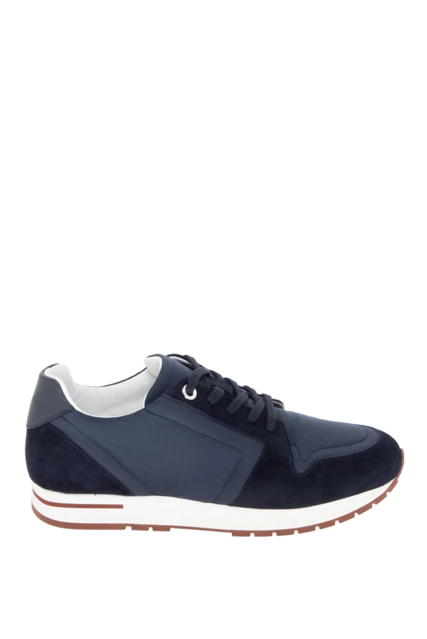 Loro Piana women's sneakers with dark blue inserts blue 171495 - photo 1