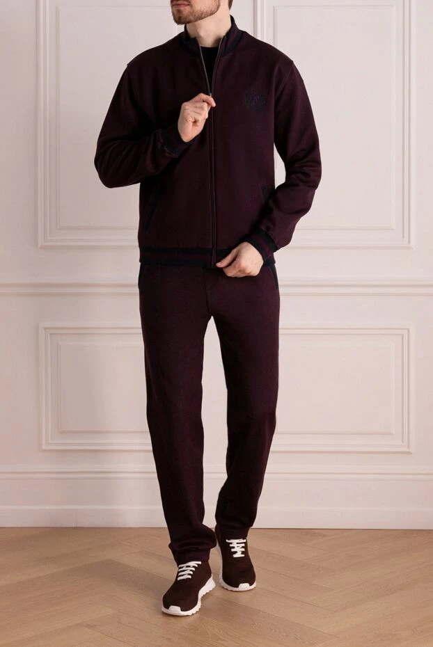 Roger Pinault sports suit burgundy for men 171499 - photo 2