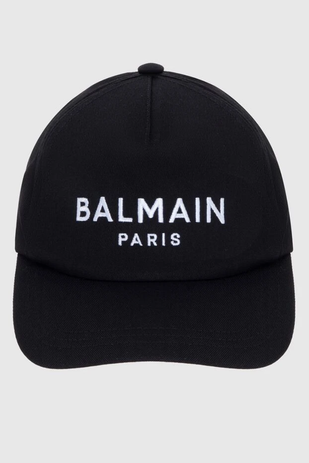 Balmain black cotton cap for men 171507 - photo 1