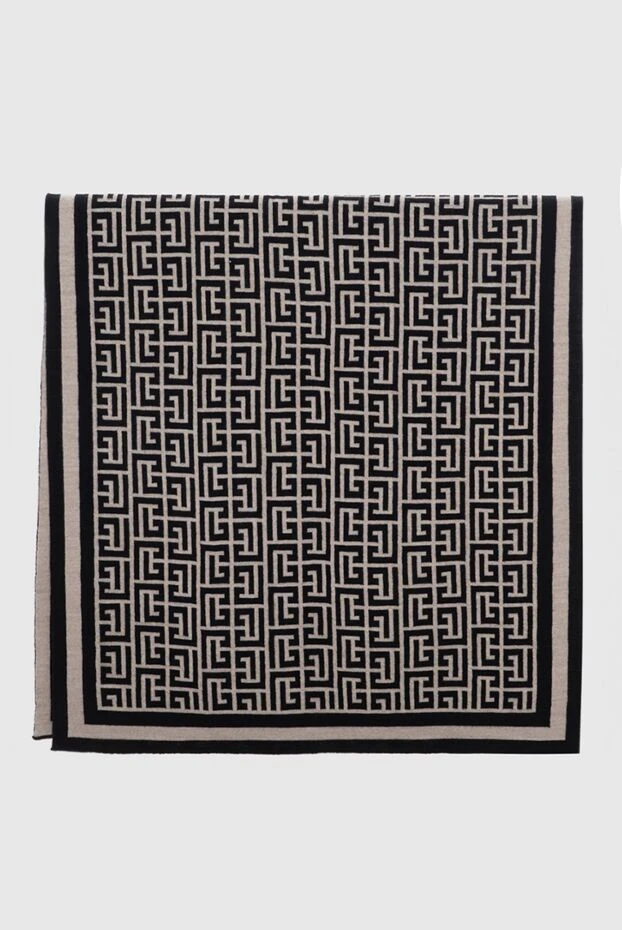 Balmain man black wool scarf buy with prices and photos 171510 - photo 1