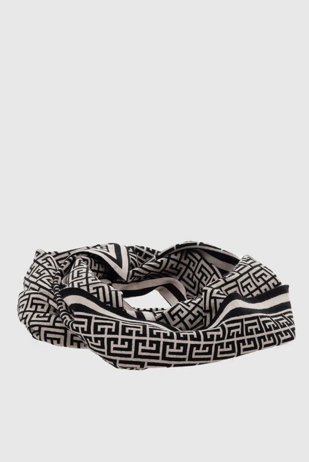 Balmain мужские шарф шерстяной черный мужской купить с ценами и фото 171510 - фото 2