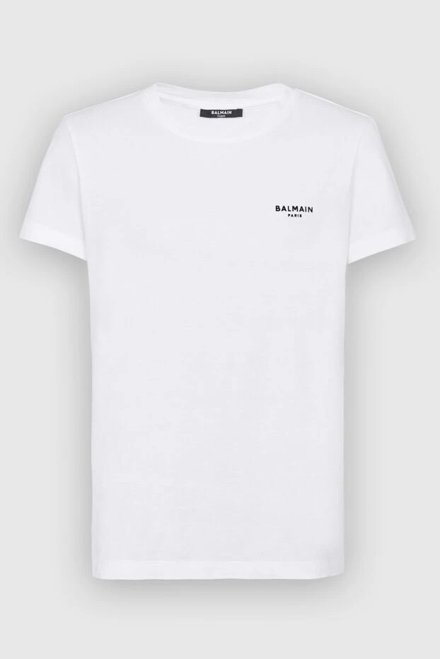 Balmain man white cotton t-shirt for men 171521 - photo 1