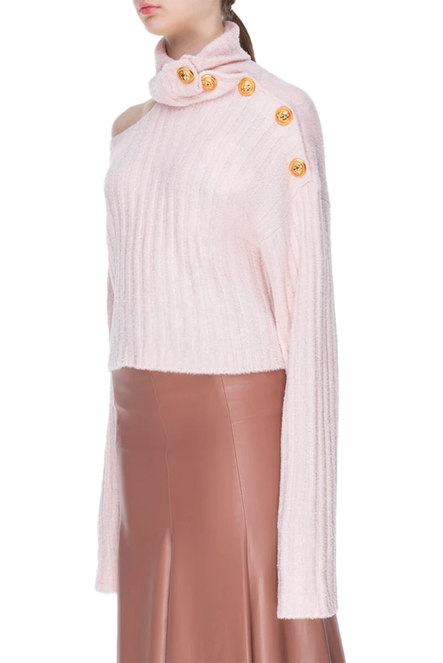 Balmain woman white cotton and polyester jumper for women 174879 - photo 3