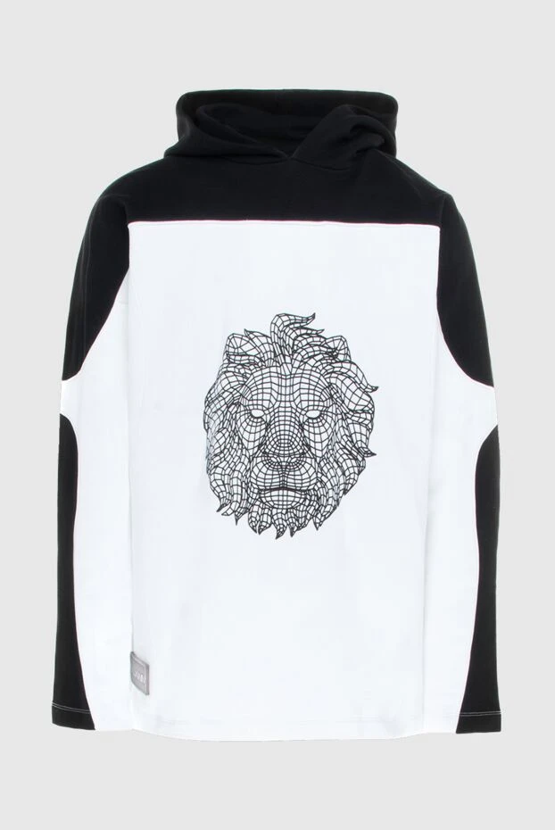 Balmain hoodie cotton white men's 171531 - photo 1