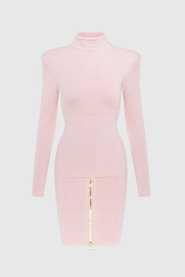 Balmain costume with skirt pink for women 171540 - photo 1