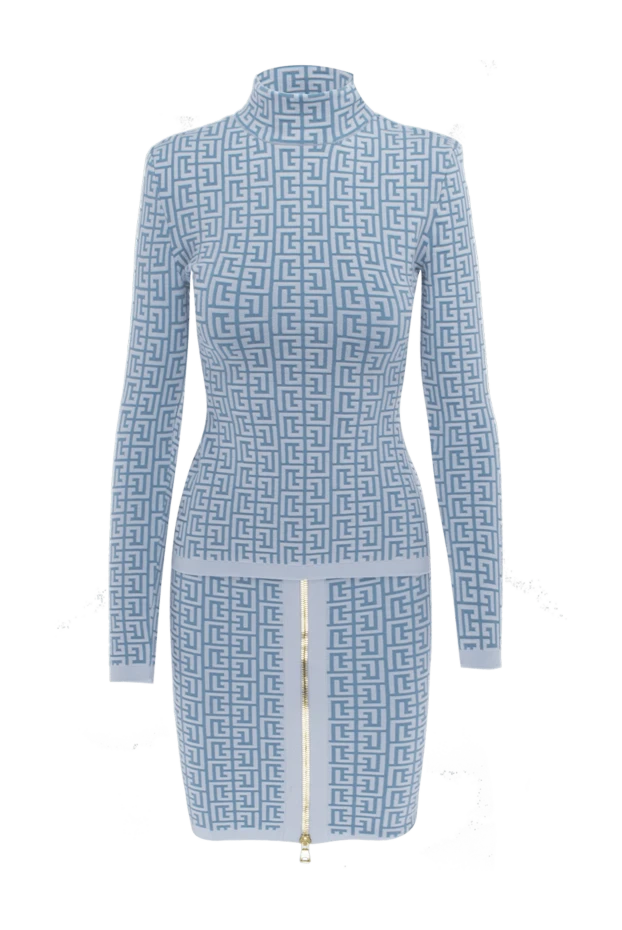 Balmain blue suit with skirt for women 171541 - photo 1