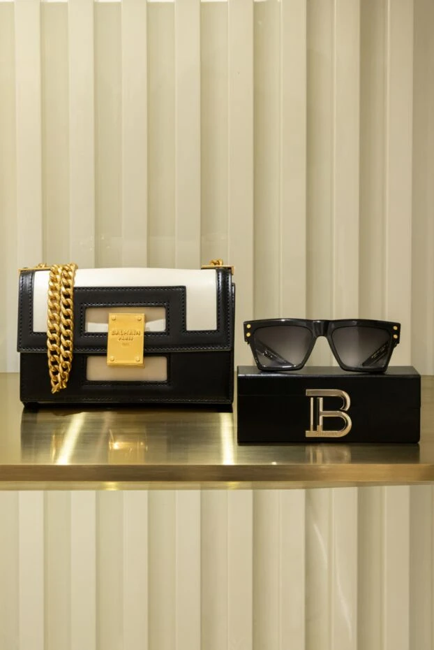 Balmain beige leather bag for women 171555 - photo 2