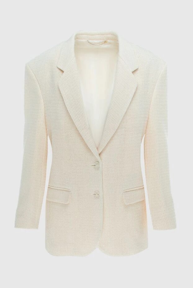 Magda Butrym woman white cotton and viscose jacket for women buy with prices and photos 171574 - photo 1