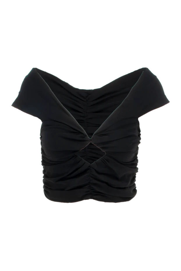 Magda Butrym woman women's black silk and elastane top buy with prices and photos 171597 - photo 1