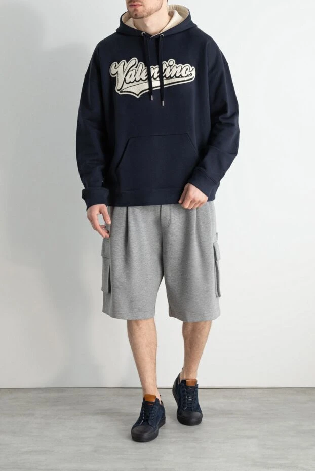 Valentino hoodie for men made of cotton blue 195702 - photo 2