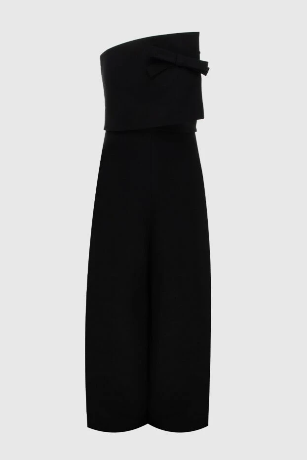 Valentino woman women's black wool and silk jumpsuit buy with prices and photos 171641 - photo 1